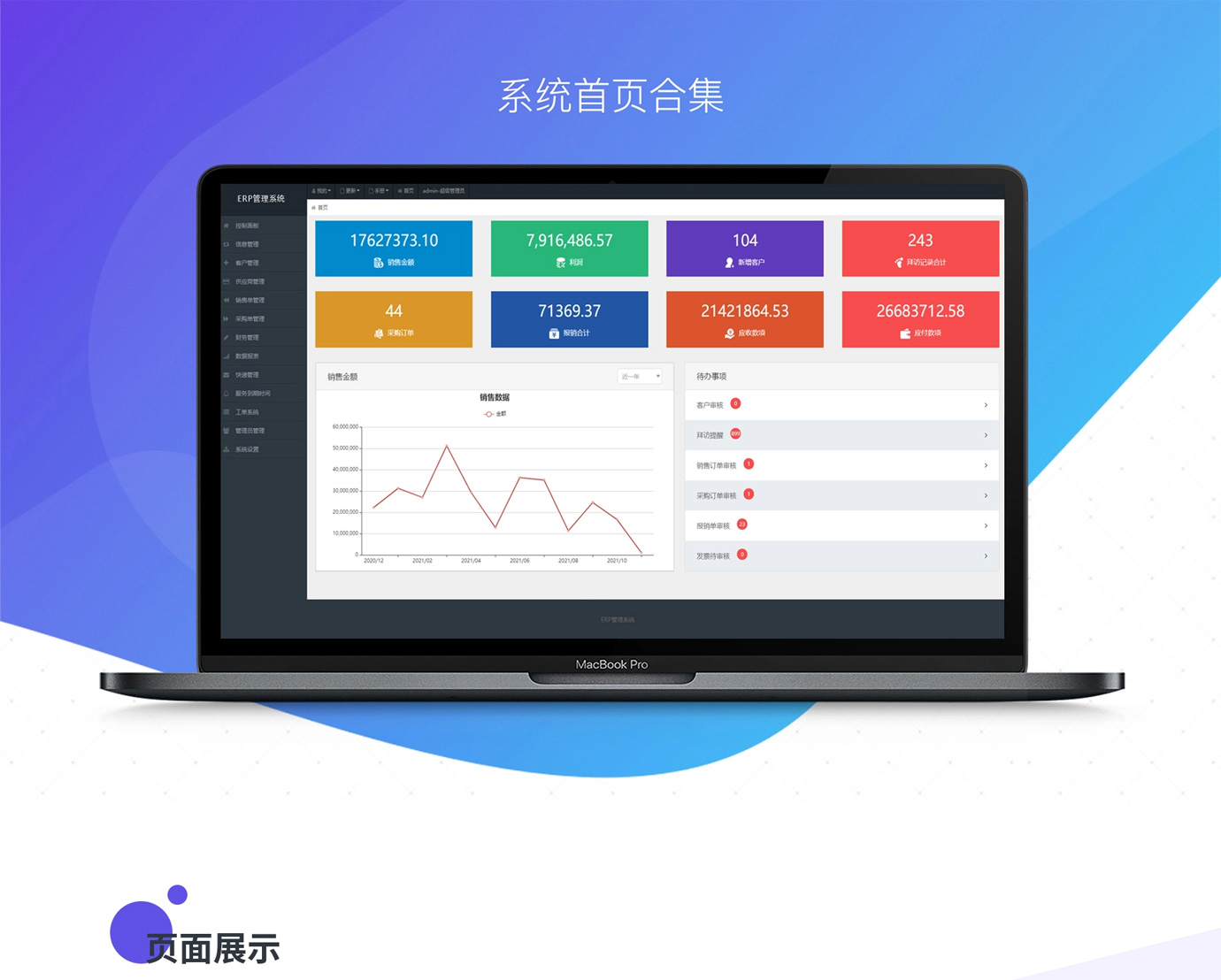 韵华ERP管理系统项目图片
