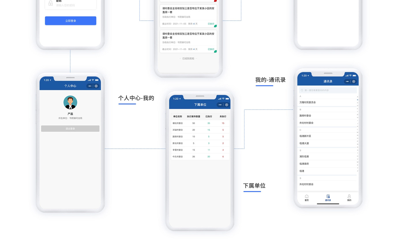 临港新片区执行联动小程序项目图片