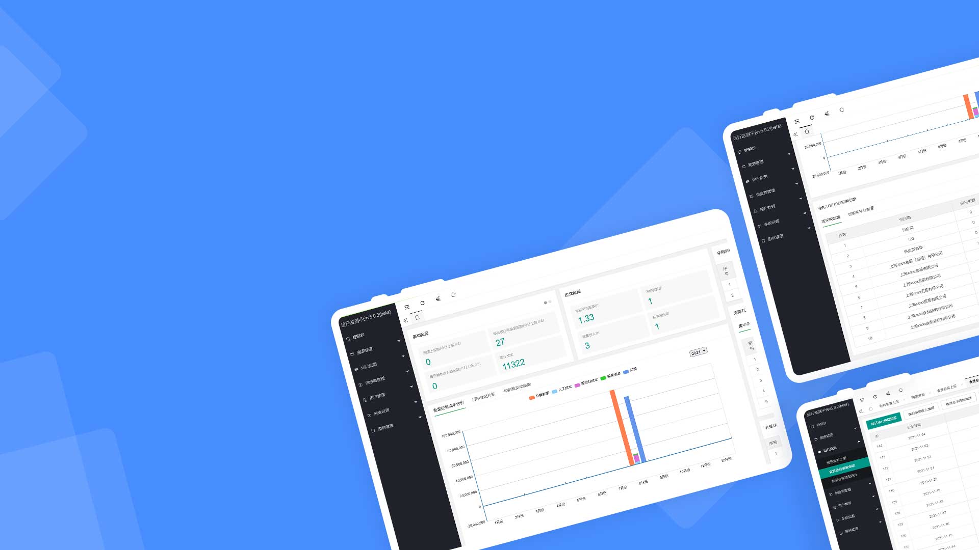 上海市教委食堂运行监测平台项目banner图片