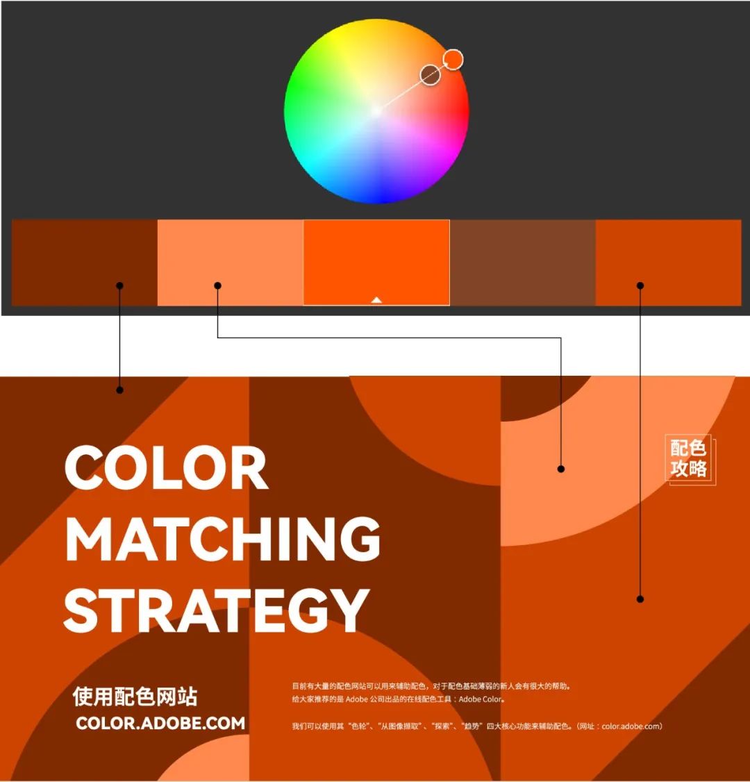 平面设计教程！最简单的配色方法：单色配色法